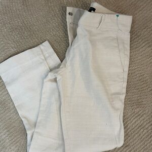 Ann Taylor Off-White Chinos twill